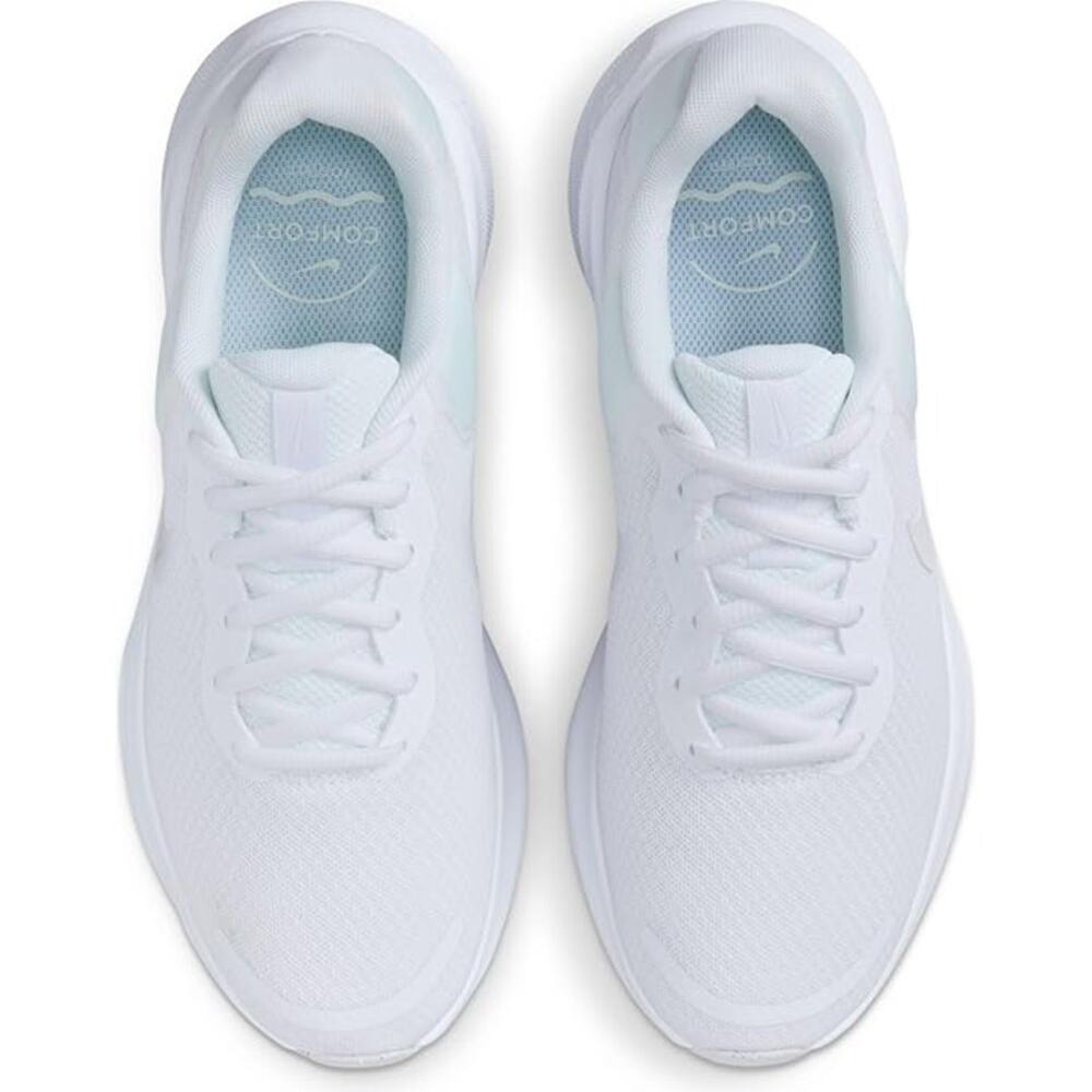 NWT Nike Revolution 7 Women's Road Running Shoes ,White-Size 7 - Picture 6 of 7